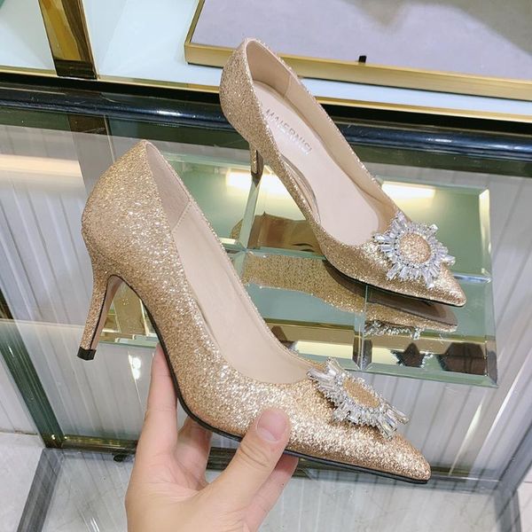 

dress shoes fashion designer women's pumps stiletto red high heels leather ladies office wedding for women, Black