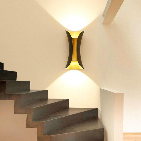 

wall lamp modern indoor outdoor waterproof ip65 home decorative lighting garden corridor balcony living room led aluminum