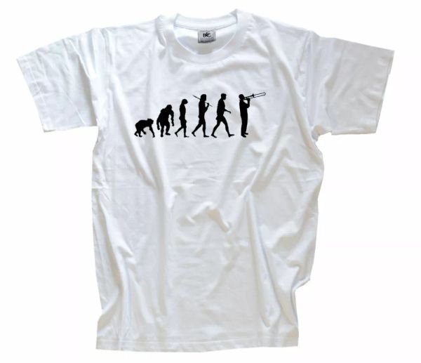 

edizione standard trombone evolution t-shirt 104-164, White;black