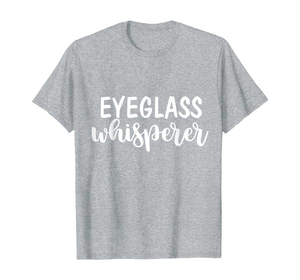 

eyeglass whisperer tshirt optician accessories, White;black
