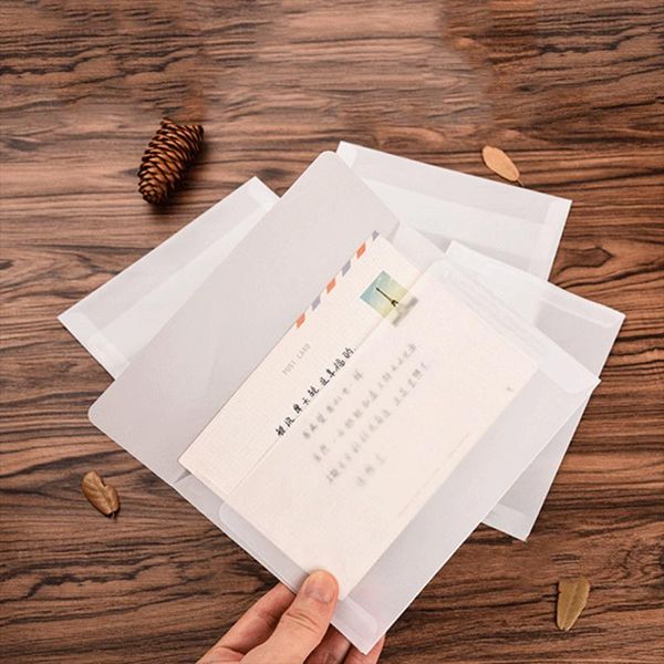 

wallet envelope 10 piece 17.5*12.5cm korea vintage blank translucent vellum envelopes diy lovely gift greeting card packing bags