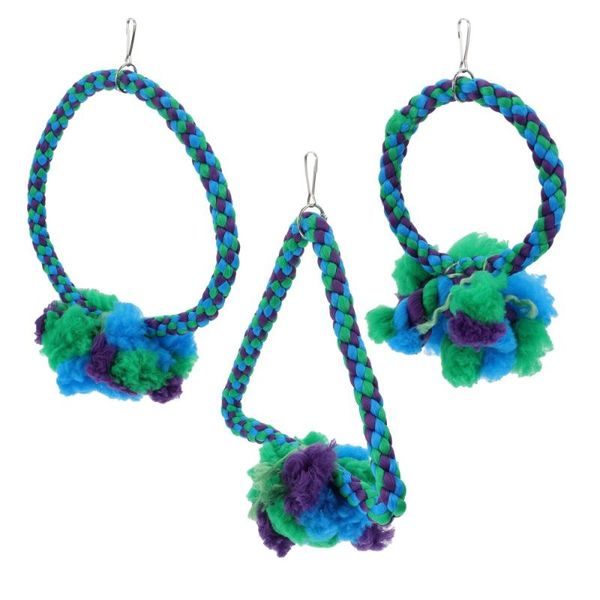 

other bird supplies 3pcs creative parrot swing exquisite cockatiel parakeet hanging