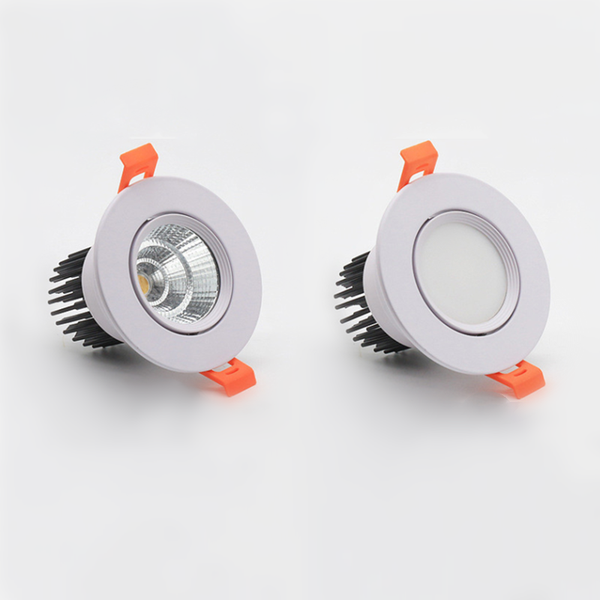 

downlights dimmable led cob spotlight ceiling lamp ac85-265v 3w 5w 7w 9w 12w 15w aluminum recessed round spot light