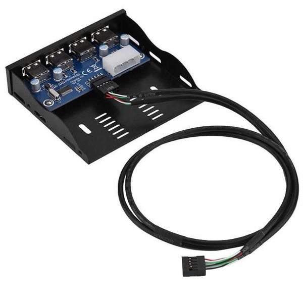 

floppy drives usb2.0 front panel 3.5'' bay 9 pin to 4 interface usb 2.0 hub