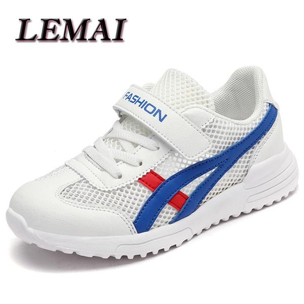 

sport shoes for girls boys summer sneakers kids mesh fashion casual breathable runing children student school footwear athletic & outdoor, Black