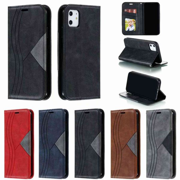 

cases cell phone sets suitable for iphone 11 mobile leather case splicing flip wallet card protective 6s7g8plusxsmax