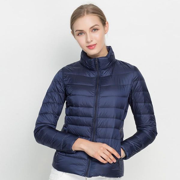 

women's jackets comless arrival 20 colors size s-3xl spring autumn women fashion ultra light jacket soft warm stand collar thin xxxl, Black;brown