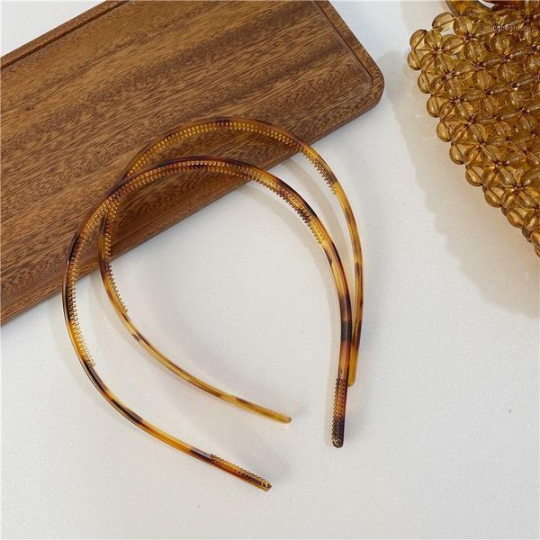

fashion tortoiseshell hair band for women vintage acrylic press headband1
