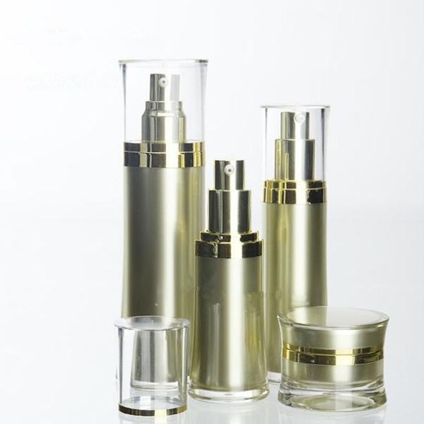 

storage bottles & jars 15g 30g 50g acrylic cream jar lotion bottle , 15/30/60/100/120ml skin cosmetic container sample packing f187