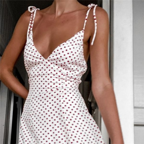 

fashion clothing teenager apparel spaghetti strap mini dresses split polka dot desginer dress holiday womens, Black;gray