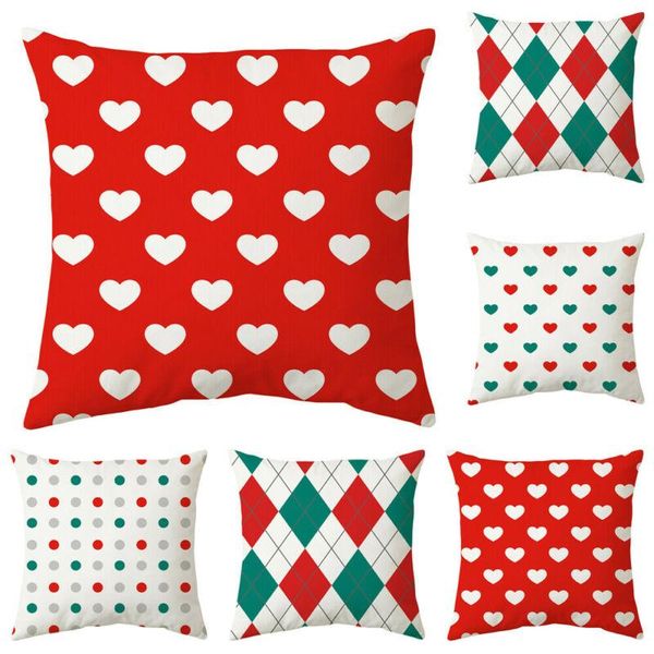 

sofa car throw cushion covers decor 18x18 valentine's day geometric pillow case