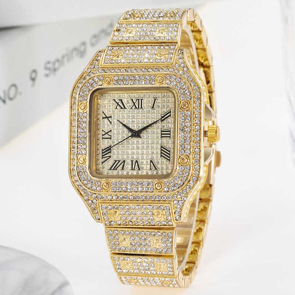 

2021 women's trend watch diamond fashion business quartz sales, Slivery;brown