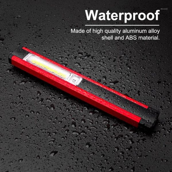 

5 modes working light waterproof cob led torch built-in charging battery magnetic lantern for camping/climbing1