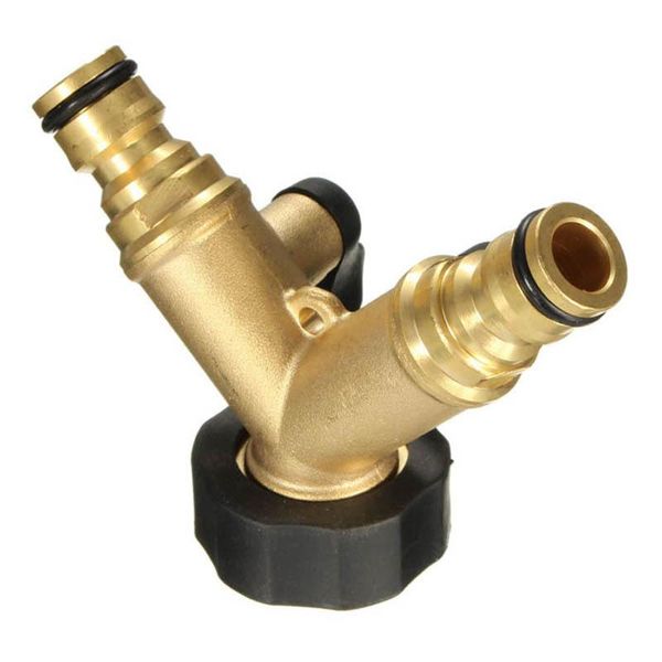

watering equipments brass garden hose tap connector water pipe quick connectors for irrigation system double-pass separator