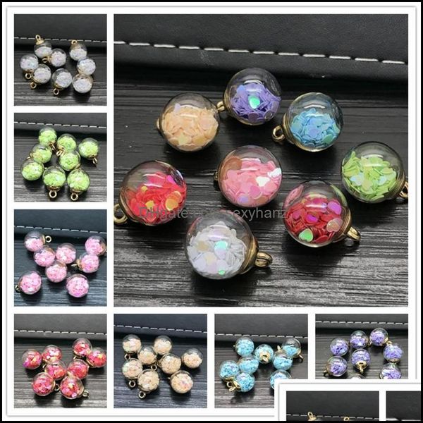

findings & components charms 15mm 8pcs mtipurpose lovely pendant love beads chain necklace women jewelry drop delivery 2021 5dsmi, Bronze;silver