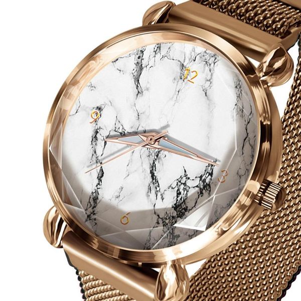 

wristwatches diy marble watch gift customization clock po made logo name customized women red bracelet watches 1 piece custom 331, Slivery;brown