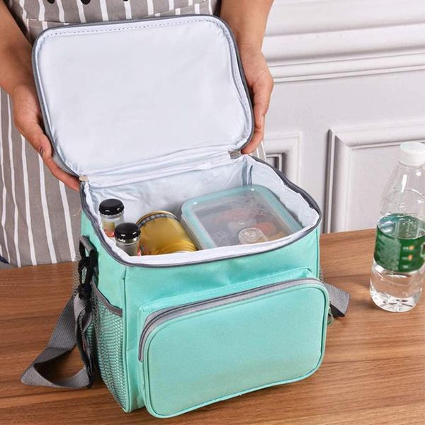 

storage bags insulated cooler bag thermal picnic lunch basket outdoor food transport container portable