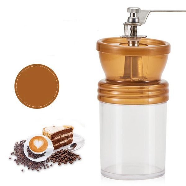 

manual coffee grinders portable hand crank grinder machine mini stainless steel bean mill adjustable ceramic milling