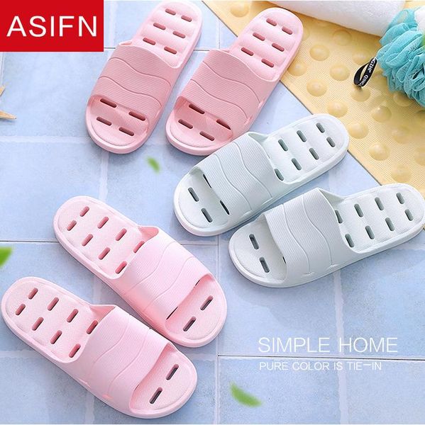 

summer bathroom slippers women non-slip male home indoor bath sandals plastic thick soft bottom leaking, Black