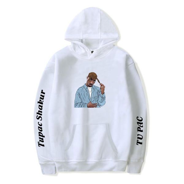

men's hoodies & sweatshirts 2pac streetwear harajuku fashion hip hop sweatshirt men women casual vintage hoodie oversized cap tracksui, Black