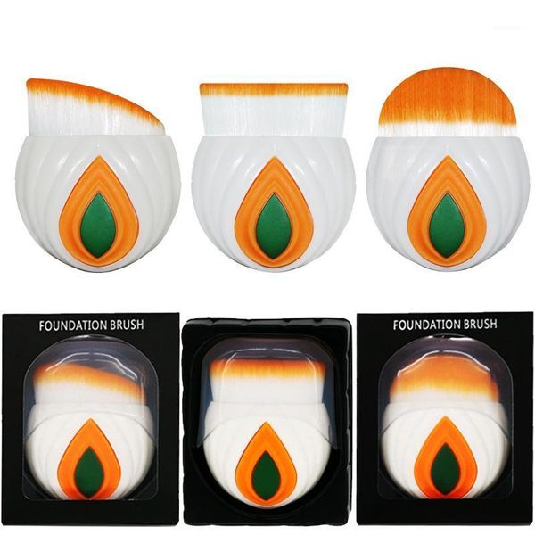 

1pcs sailboat makeup powder brush set multicolor soft wool fiber professional cosmetics foundation artist tool1