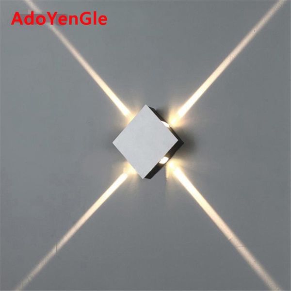 

led wall lamp bedside bedroom living room modern simple creative corridor el cross star light ac85-265v lamps