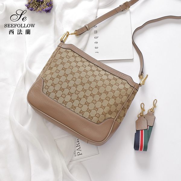 

weiye's same bag, new autumn and winter fashion women's versatile high-capacity atmospheric single shoulder messenger bag purse bl