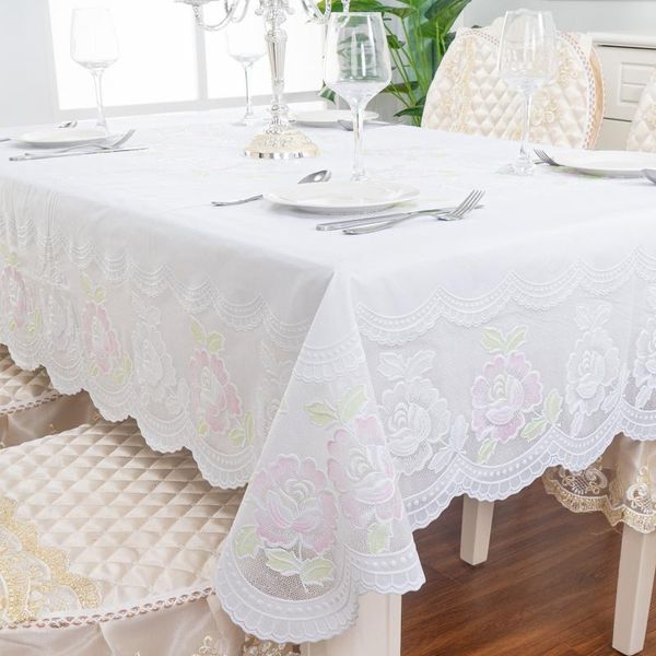 

plastic tablecloth waterproof anti-scald oil-proof wash-tableclothpvc european-style rectangular pastoral table cloth