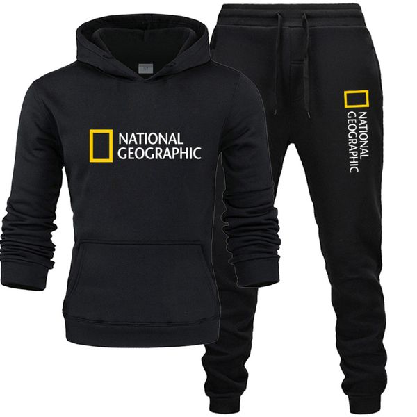 

2-piece men's sweatshirt , casual sportswear, autumn and winter, new style, Gray