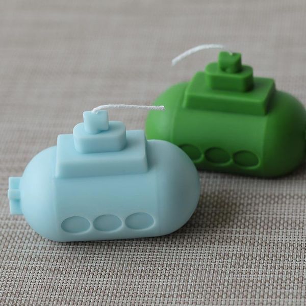 

craft tools creative submarine candle mold cute airboat silicone moulds wax diy handmade materials