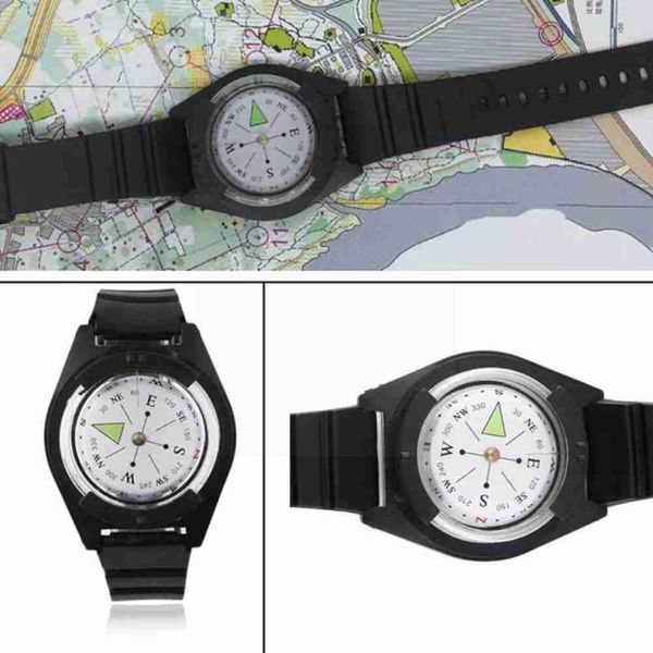 

outdoor gadgets waterproof compass silicone strap for camping climbing tourism diving mountaineering equipment y4w9