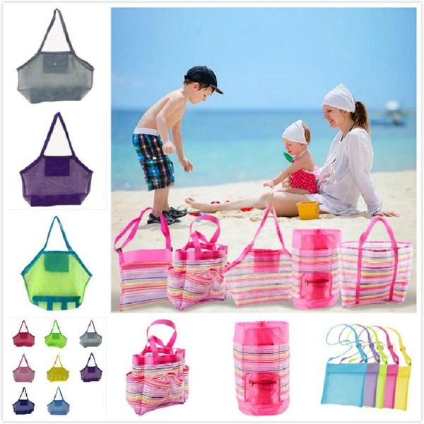 

storage bags 24 styles children mesh shell sand beach seashell bag kids toy sandboxes away cross body