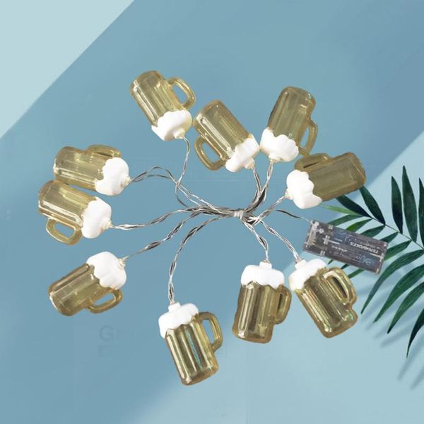 

strings beer glass lights string funny creative led festival for bar (1.5m 10 lamps)