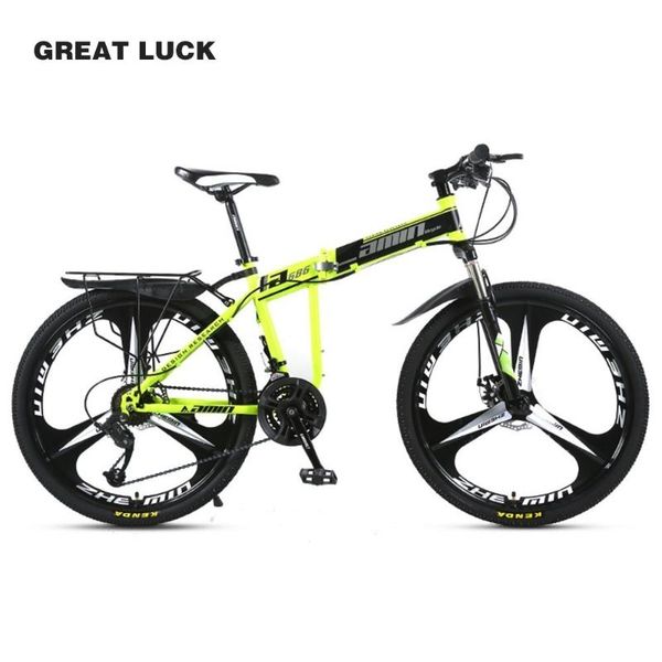 

fold bicycle 26 inch cross-country variable speed double absorption disc brake student zxc6 bikes