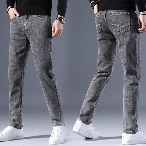 

men's jeans fashion trendy brand loose japanese casual overalls slim pants 2021 autumn and winter, Blue