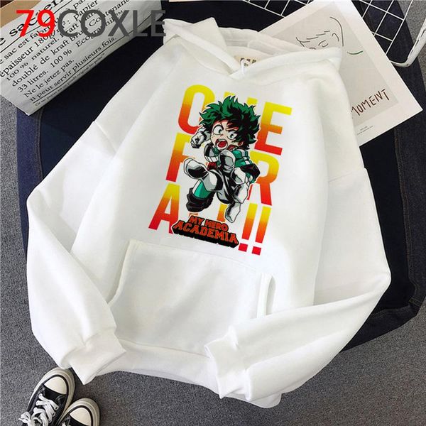 

men's hoodies & sweatshirts my hero academia boku no men grunge hip hop graphic harajuku hoody pullover printed, Black