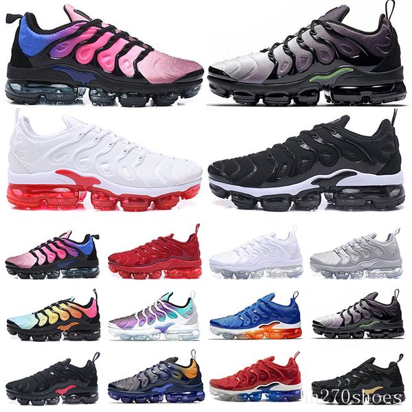 

2021 classic mens tn shoes tns plus triple black white sneaker man chaussures requin sports trainer shoe