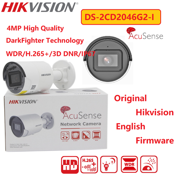 

hikvision ip 4mp camera ds-2cd2046g2-i surveillance darkfighter ip67 wdr acusense version replace ds-2cd2cd2043g0-i cameras