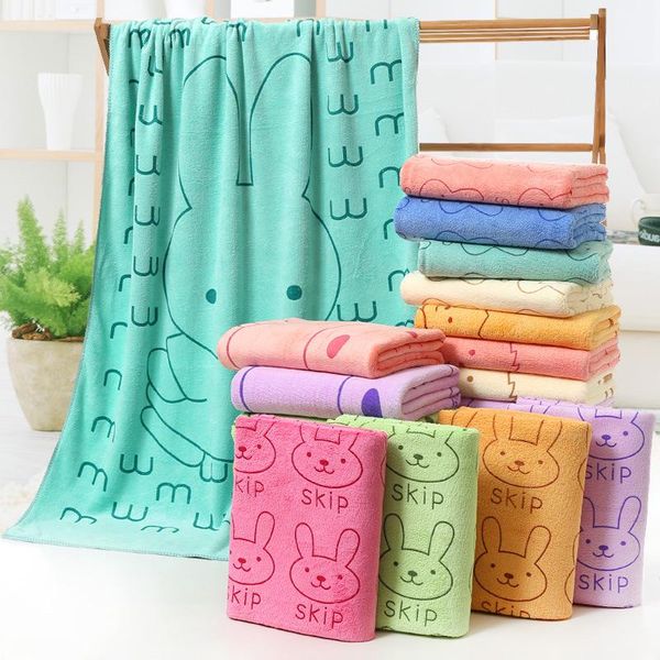

towel soft bath 70*140 explosive superfine fiber multi-version printing cute reading bear light-colored absorbent