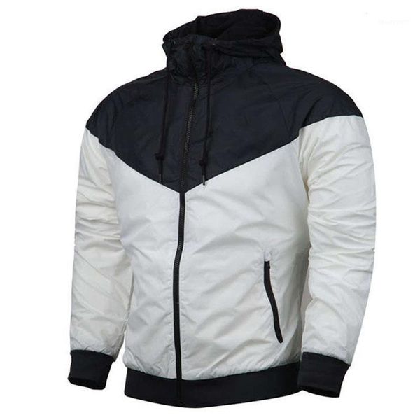 

men's trench coats cysincos 2021 autumn fashion windbreaker student casual loose lapel hooded jacket overcoats fitness running clothes, Tan;black