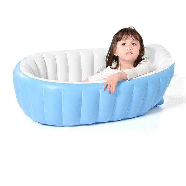 

bathing tubs & seats portable bathtub 98*65*28cm inflatable bath tub child cushion foot air pump warm winner keep folding