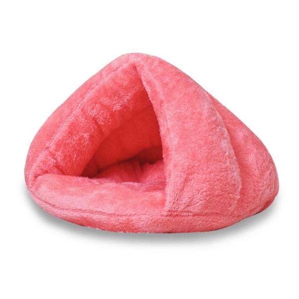 

puppy pet dog cats kitten fleece soft warm cave bed sleeping bag mat kennel durable multifunction und sale kennels & pens
