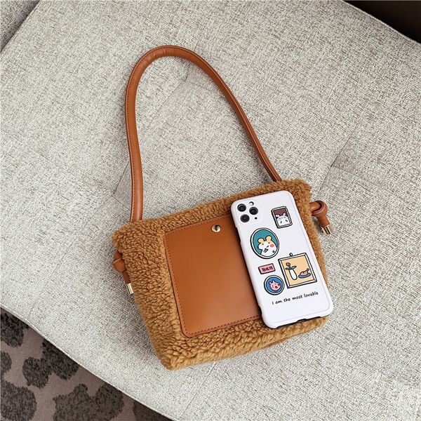 

vintage women hand bag designers luxury handbags women shoulder bags female pu leather lambswool bags fashion crossbody bag mmm