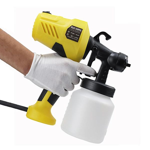 

professional spray guns 2.5mm nozzle gun 400w 220v 800ml high power pressure home diy electric paint sprayer easy spraying clean tool