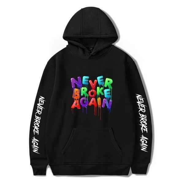 

new 2020 youngboy never broke again hoodies harajuku fashion hoodie sweatshirt casual women/men autumn sweatshirt teens pullover x0601, Black