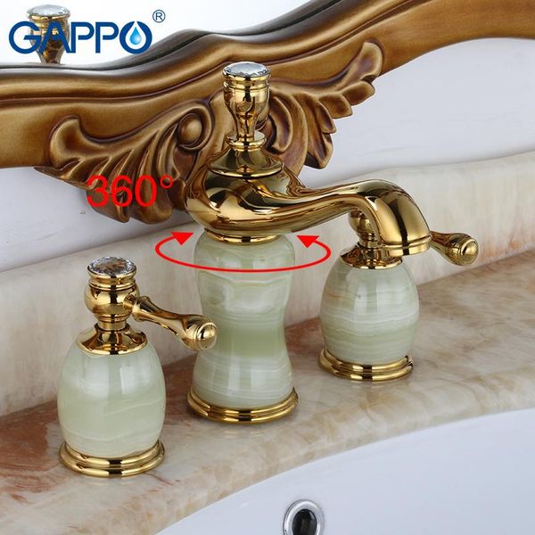 

bathroom sink faucets gappo basin faucet golden waterfall mixer tap water deck mounted