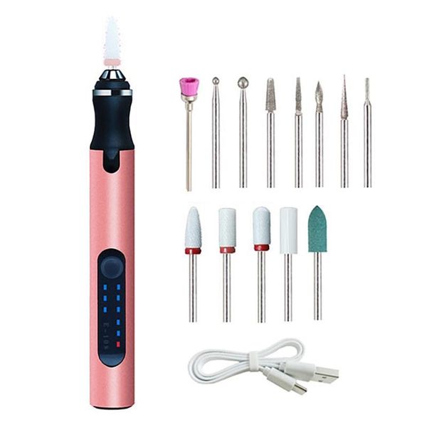 

electric nail drill cordless for manicure pedicure tool kit & accessories