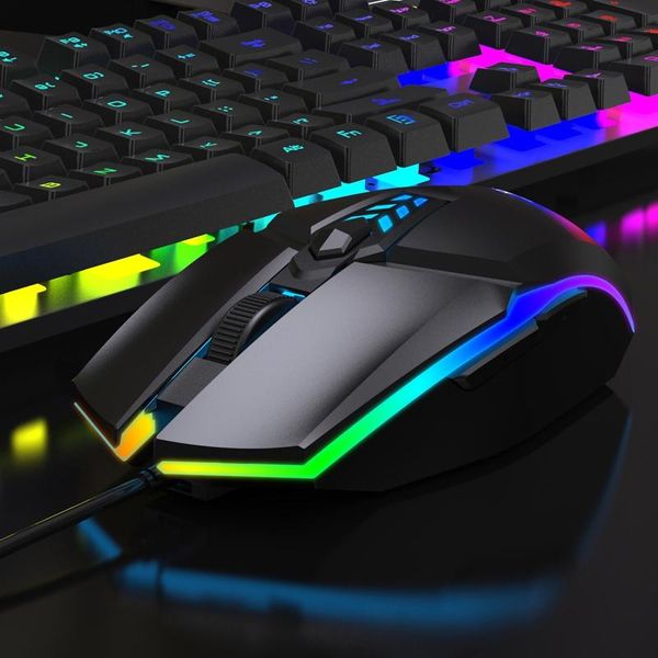 

mice usb wired mouse rgb gaming optical 3200 dpi for lapcomputer pc game