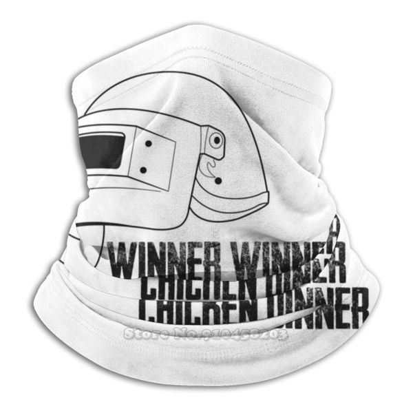 

scarves winner chicken dinner bandana scarf mask scarfs neck warmer headwear pubg playerunknowns, Blue;gray