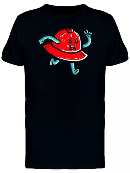 

running red bell men's tee -image by shutterstock, White;black